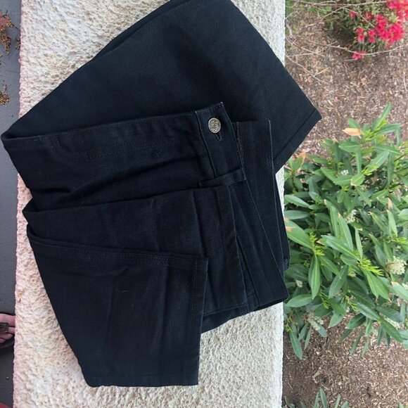 Custom Tailor-Made Black Denim Jeans Slim Fit Waist size 36 Inseam 33 - Picture 8 of 16